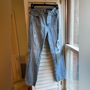 AG Jeans The Isabelle - high rise straight crop size 25R